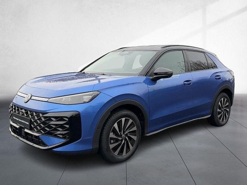 Celestial blue metallic schwar Gebraucht 2025 VW T-Roc R-line SUV | 44.450 € - Bild 1/4