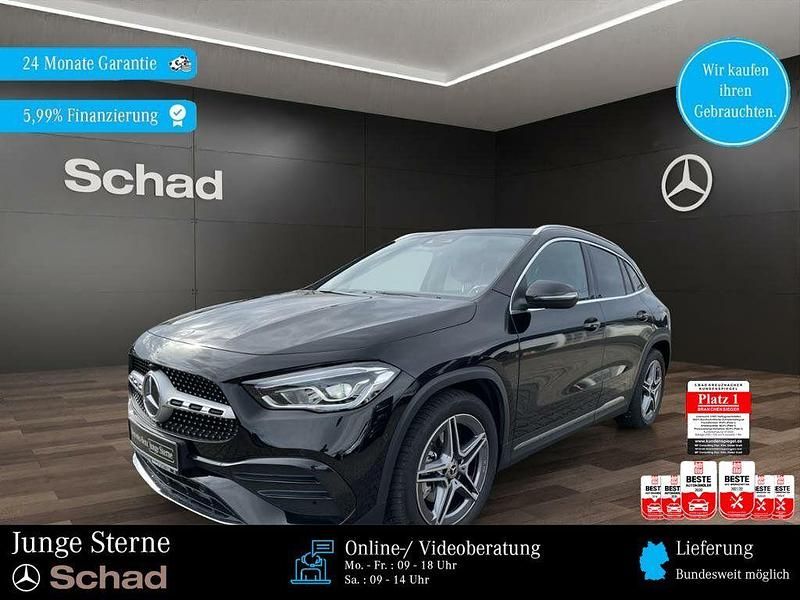 Kosmosschwarz metalliclack Gebraucht 2022 Mercedes GLA250 AMG line SUV | 39.880 € (Fairer Preis) - Bild 1/4
