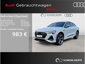 Gebraucht Audi e-tron Ambiente 369 kW (503 PS) 2022 Weiß (gletscherweiß metallic) SUV
