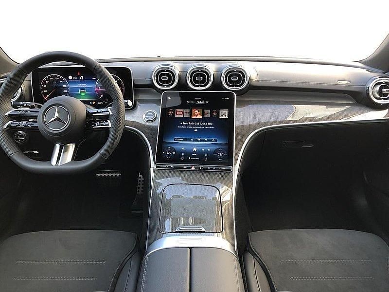 Gebraucht Mercedes C220 AMG line 197 PS (144 kW) 2026 Metalliclack obsidianschwarz Kombi