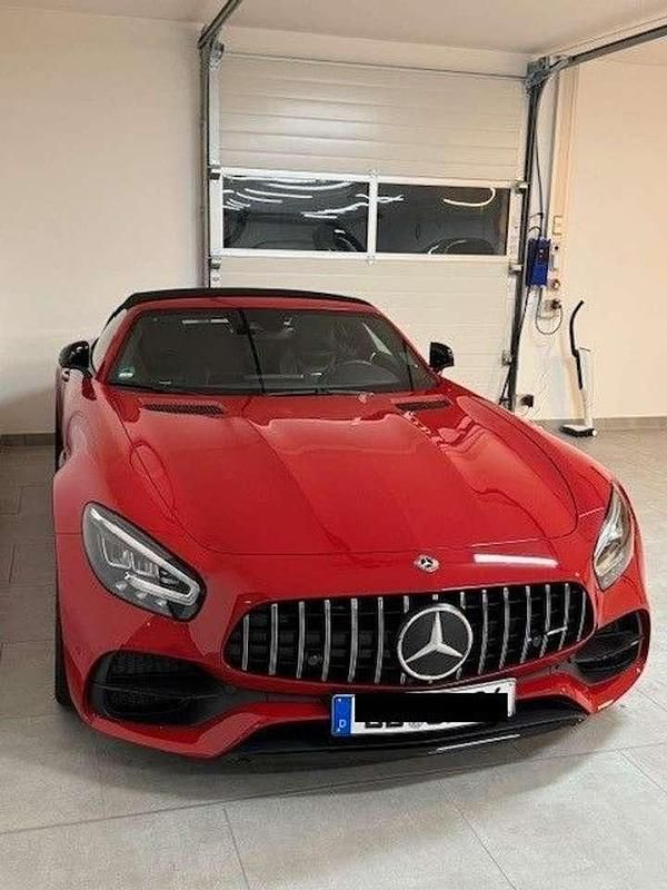 Jupiterrot uni Gebraucht 2021 Mercedes AMG GT AMG Cabrio | 134.950 € - Bild 1/4