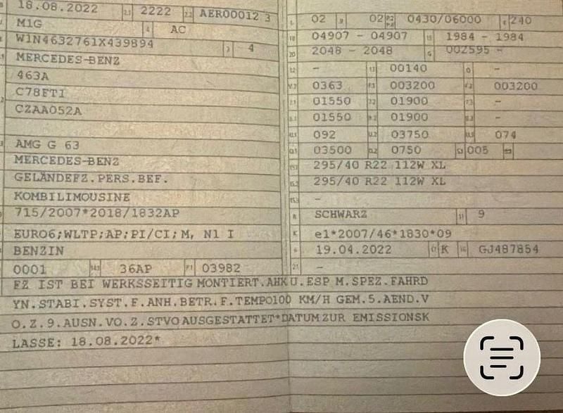 Gebraucht Mercedes G63 AMG AMG 585 PS (430 kW) 2022 Schwarz SUV