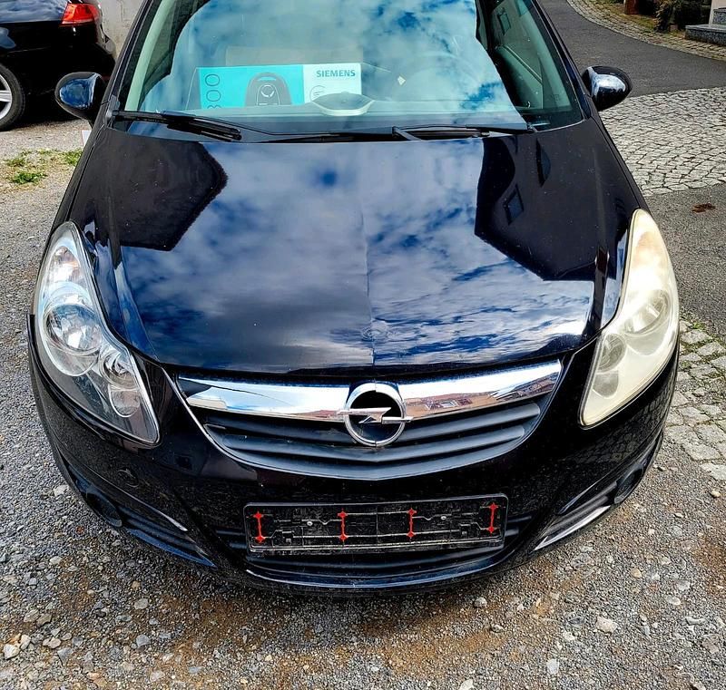 Schwarz Gebraucht 2008 Opel Corsa Kleinwagen | 899 € (Superpreis) - Bild 1/4
