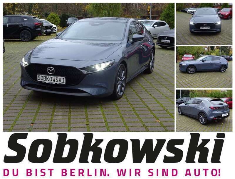 Grau Gebraucht 2023 Mazda 3 Exclusive-Line Kleinwagen | 24.990 € (Fairer Preis) - Bild 1/4