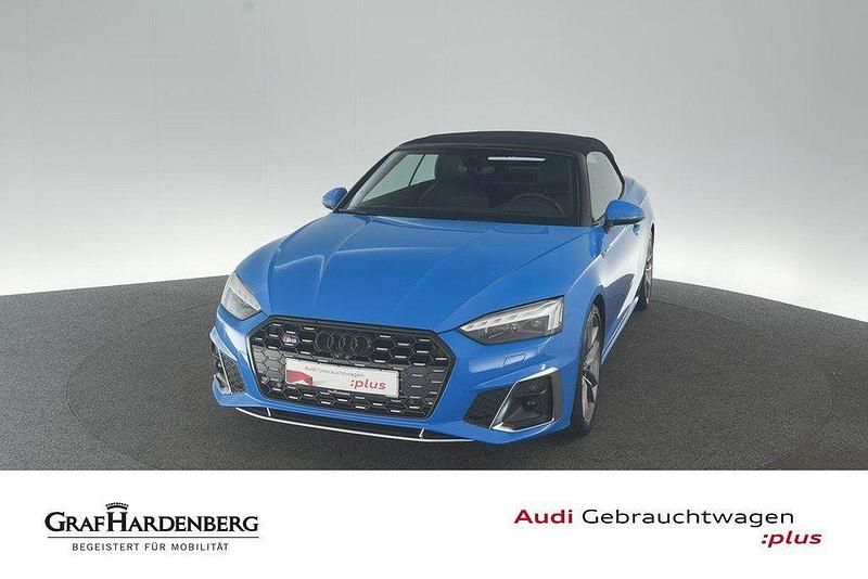 Turboblau Gebraucht 2022 Audi S5 Cabriolet Ambiente Cabrio | 49.910 € (Guter Preis) - Bild 1/4