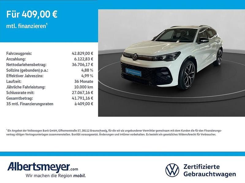 Weiß Gebraucht 2025 VW Tiguan R-line SUV | 42.829 € (Fairer Preis) - Bild 1/4