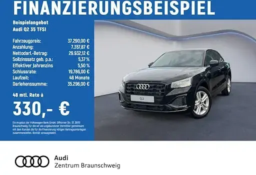 Ny Audi Q2 Comfort 150 HK (110 kW) 2025 Sort SUV
