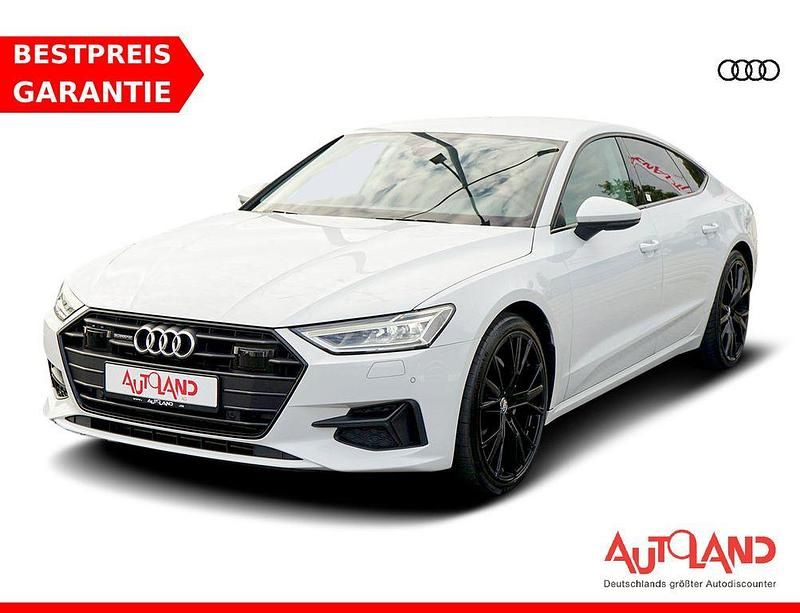 Gletscherweiß metallic (metallic) Gebraucht 2018 Audi A7 Sportback Ambiente Kleinwagen | 44.950 € (Fairer Preis) - Bild 1/4