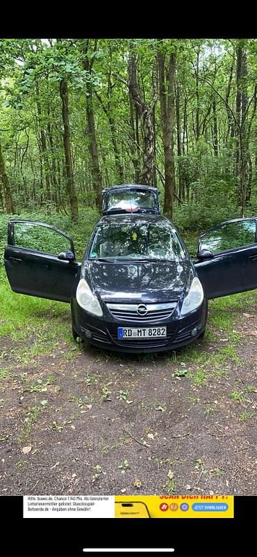 Gebraucht Opel Corsa Sport 90 PS (66 kW) 2008 Schwarz Kleinwagen