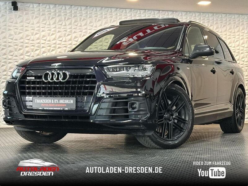 Schwarz Gebraucht 2019 Audi Q7 S-Line SUV | 47.999 € (Etwas zu teuer) - Bild 1/4