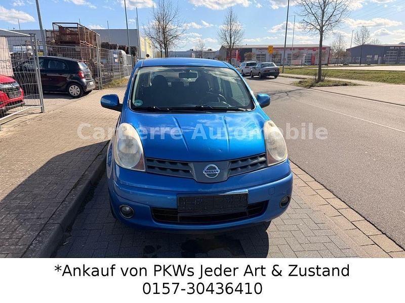 Second-hand Nissan Note Acenta 88 CP (64 kW) 2008 Albastru Hatchback