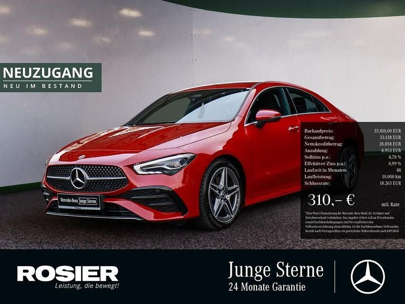 Rot / manufaktur patagonienrot Gebraucht 2024 Mercedes CLA200 Premium Coupé | 35.810 € (Guter Preis) - Bild 1/3