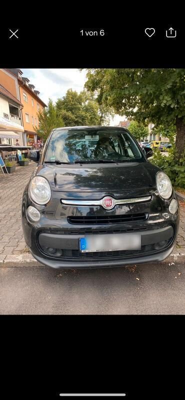 Schwarz Gebraucht 2013 Fiat 500L Van / Kleinbus | 4.300 € (Superpreis) - Bild 1/4