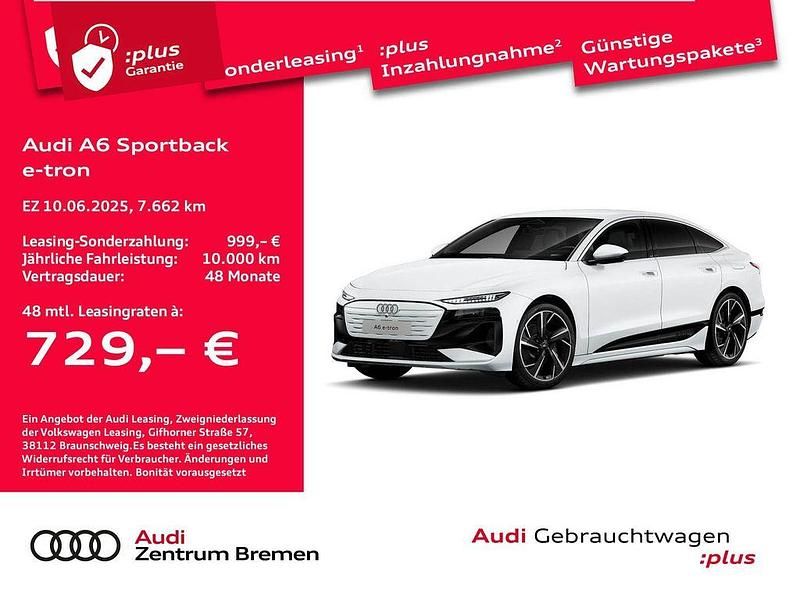 Gebraucht Audi e-tron Sportback Ambiente 210 kW (286 PS) 2025 Gletscherweiß metallic SUV