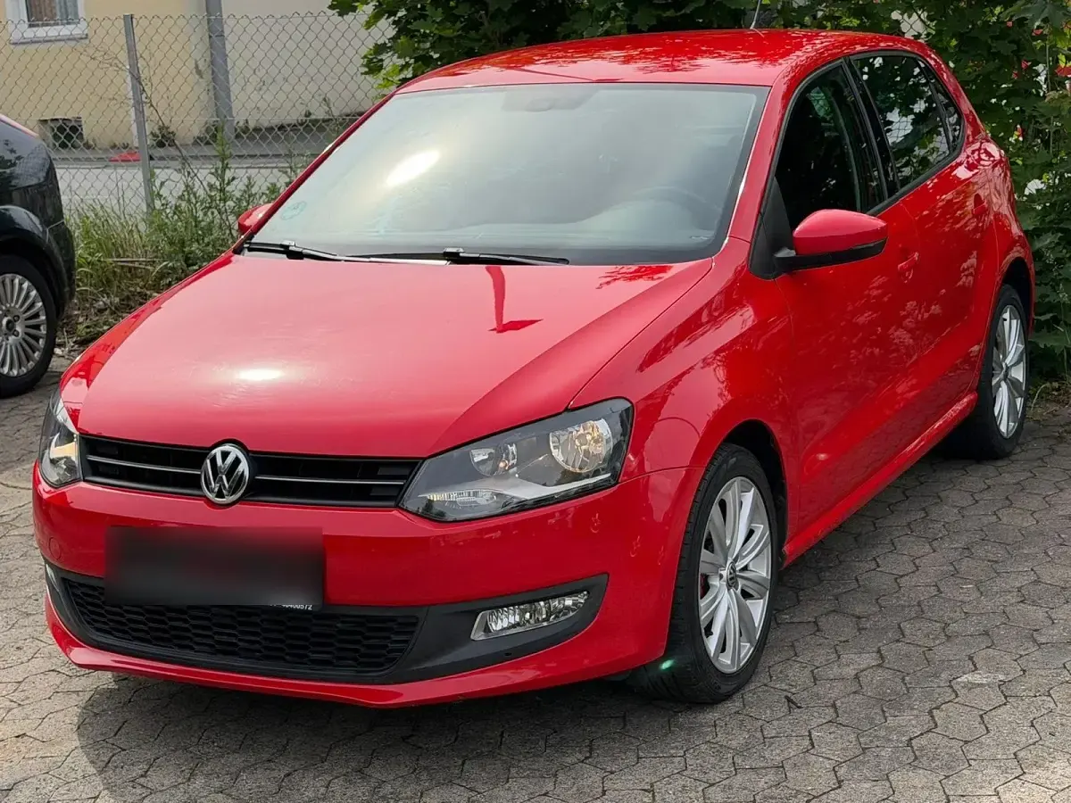 Gebraucht VW Polo 90 PS (66 kW) 2010 Rot Kleinwagen