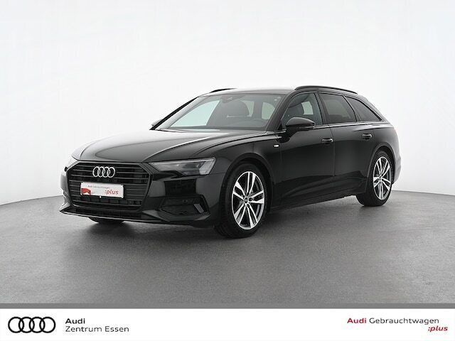 Mythosschwarz metallic Gebraucht 2021 Audi A6 S-Line Kombi | 33.980 € (Guter Preis) - Bild 1/3