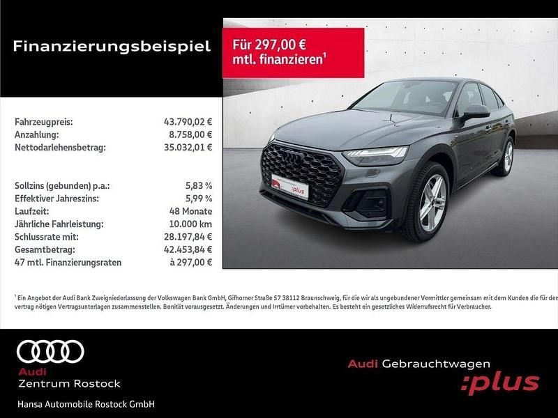 Gebraucht Audi Q5 Sportback Ambiente 204 PS (150 kW) 2024 Grau SUV