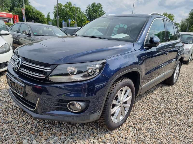 Blau Gebraucht 2012 VW Tiguan Sport SUV | 8.990 € (Fairer Preis) - Bild 1/4