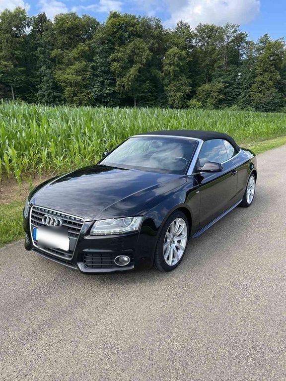 Schwarz Gebraucht 2011 Audi A5 Cabriolet S-Line Cabrio | 9.550 € (Guter Preis) - Bild 1/4