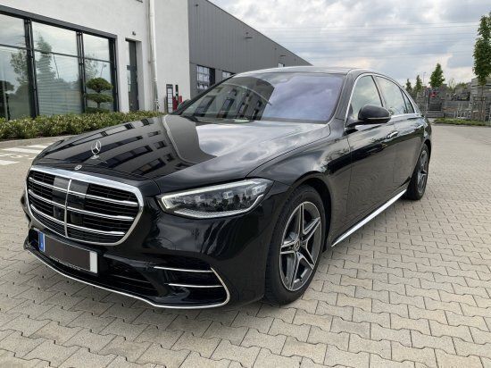Schwarz Gebraucht 2024 Mercedes S580 AMG line Limousine | 109.900 € (Superpreis) - Bild 1/4