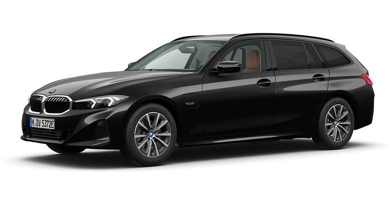 Schwarz Gebraucht 2022 BMW 320e Shadowline Kombi | 37.791 € - Bild 1/4