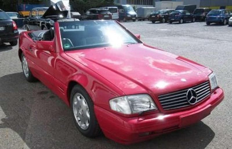 Rot Gebraucht 1995 Mercedes SL500 Cabrio | 33.300 € - Bild 1/3