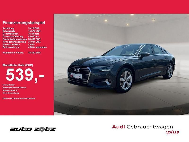 Grau Gebraucht 2022 Audi A6 Sport Limousine | 34.420 € (Guter Preis) - Bild 1/4