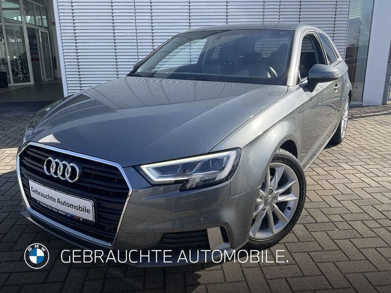 Grau Gebraucht 2017 Audi A3 Sport Limousine | 15.707 € (Guter Preis) - Bild 1/4