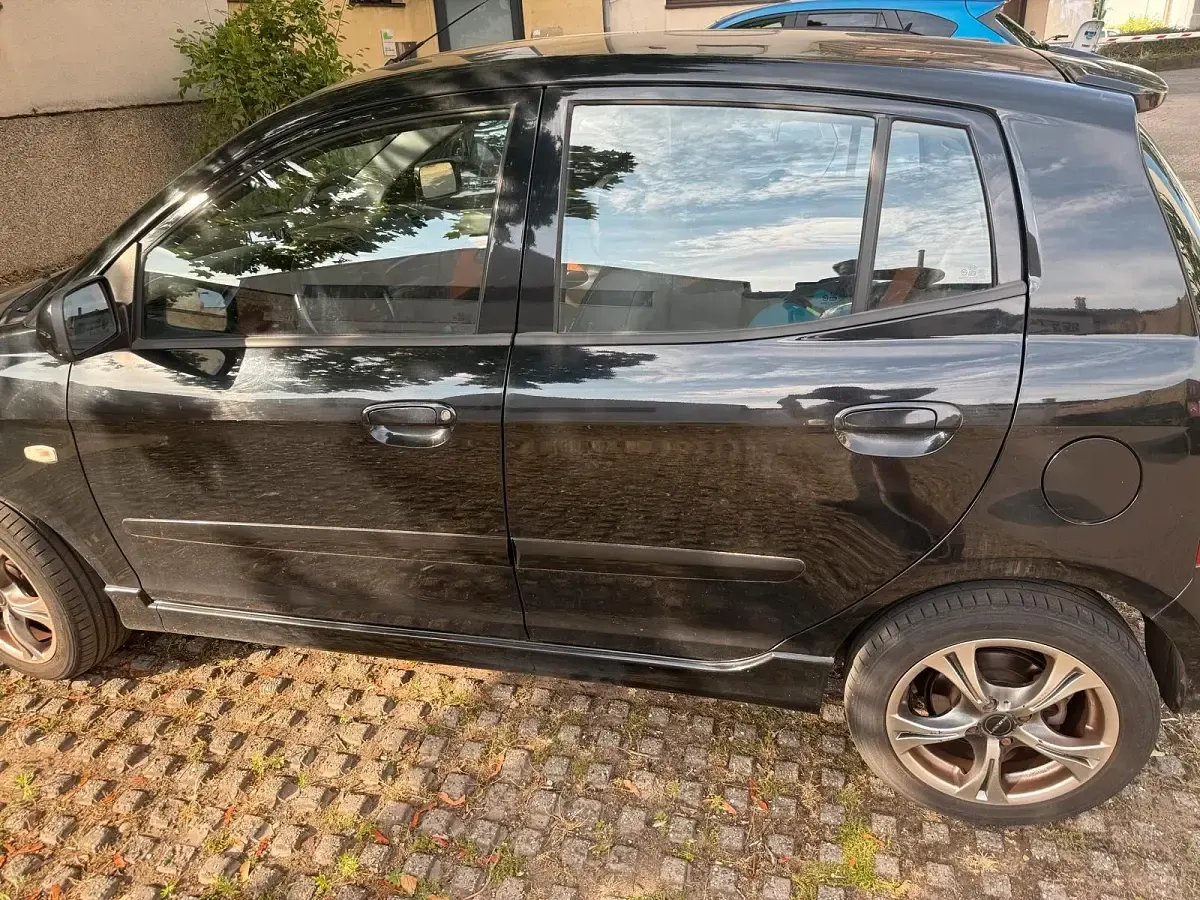 Gebraucht Kia Picanto EX 66 PS (48 kW) 2005 Schwarz Kleinwagen