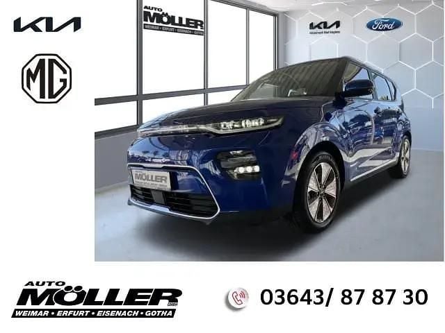 (b3a) neptune blue m Gebraucht 2022 Kia Soul EV 2 SUV | 25.889 € (Fairer Preis) - Bild 1/4