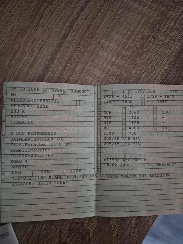 Gebraucht Mercedes C200 163 PS (119 kW) 2006 Schwarz Kombi