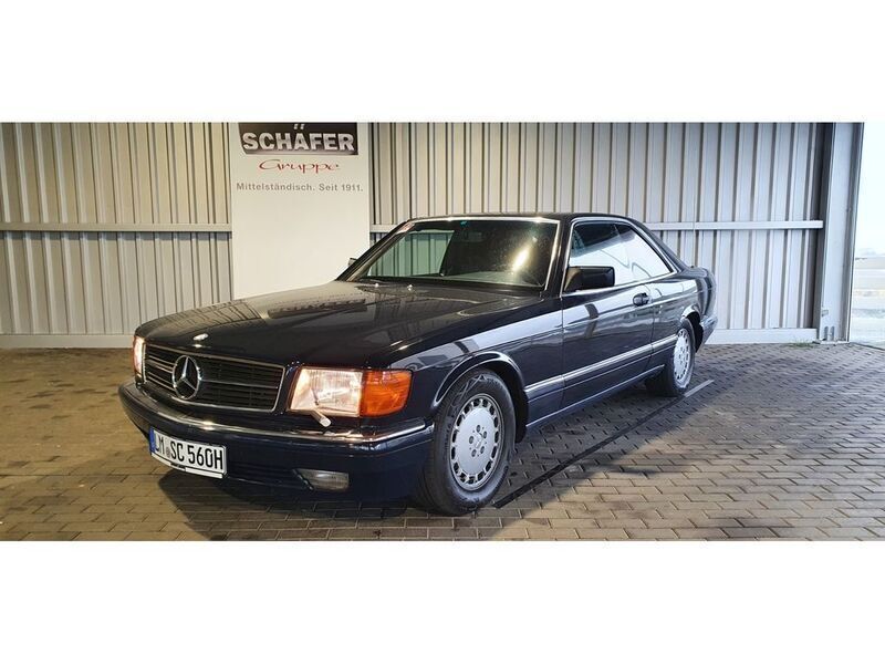 Blau Gebraucht 1990 Mercedes 560 Coupé | 39.500 € - Bild 1/4