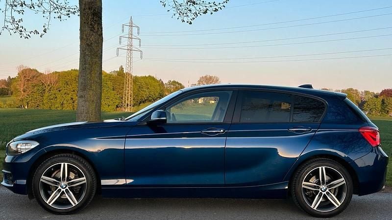 Second-hand BMW 116 116 CP (85 kW) 2018 Albastru Hatchback