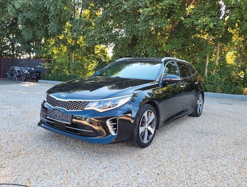 (abp) aurora black pearl Gebraucht 2017 Kia Optima 2 Kombi | 15.980 € (Fairer Preis) - Bild 1/4
