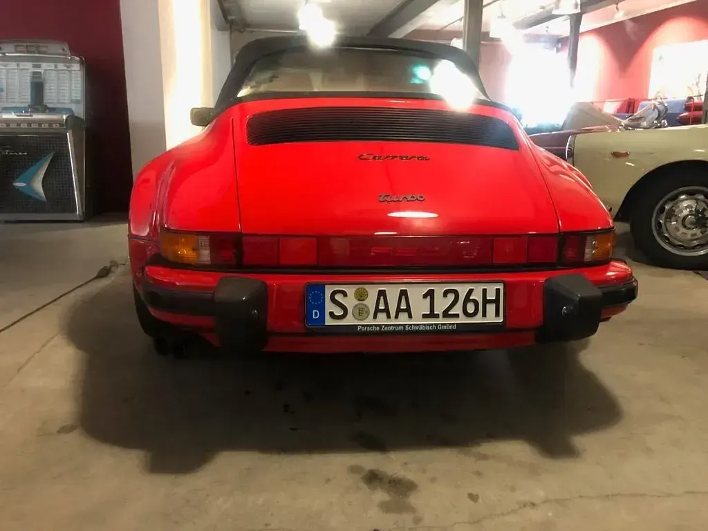 Second-hand Porsche 911 408 CP (300 kW) 1987 Roșu Cabrio