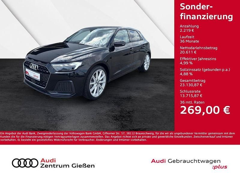 Schwarz Gebraucht 2022 Audi A1 Sportback Advanced Kleinwagen | 22.830 € (Superpreis) - Bild 1/4