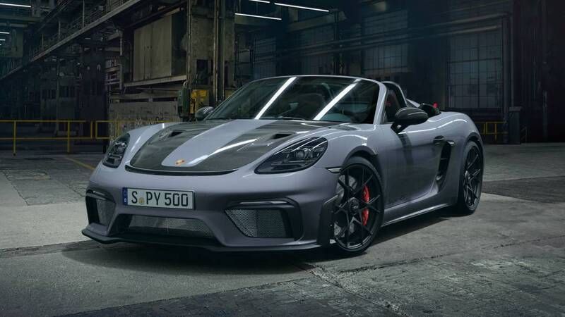 Arktikgrau Neu 2025 Porsche 718 Spyder | 189.630 € - Bild 1/4