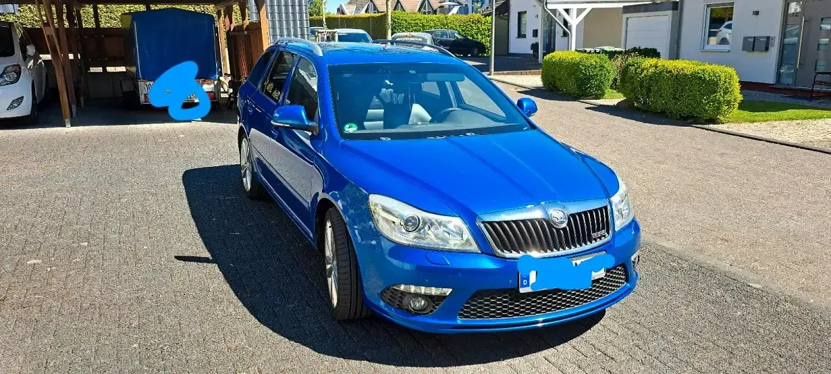 Gebraucht Skoda Octavia RS 170 PS (125 kW) 2012 Blau Kombi