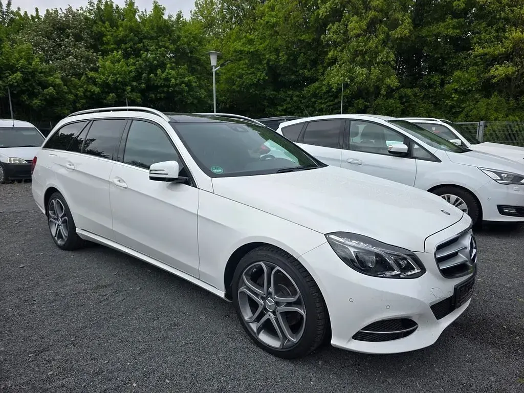 Brugt Mercedes E220 170 HK (125 kW) 2015 Hvid Stationcar