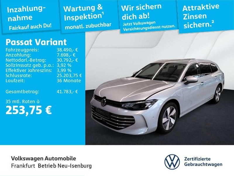Oyster silver metallic Gebraucht 2025 VW Passat Kombi | 38.490 € (Guter Preis) - Bild 1/3