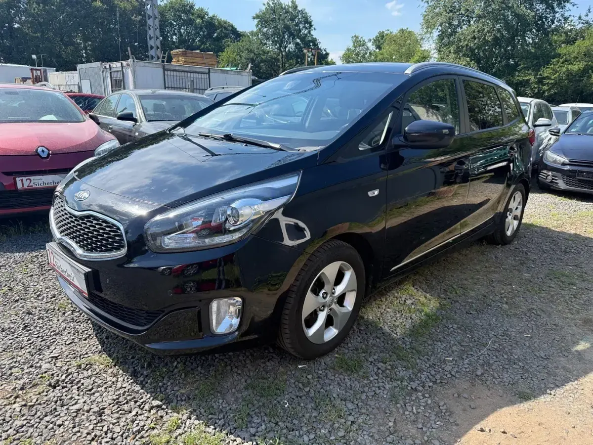 Gebraucht Kia Carens Vision 136 PS (100 kW) 2013 Schwarz Van / Kleinbus