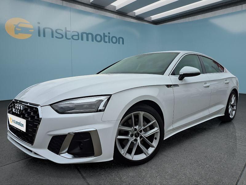 Weiß Gebraucht 2024 Audi A5 Sportback Kleinwagen | 38.849 € (Guter Preis) - Bild 1/4