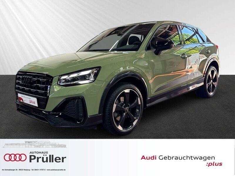 Apfelgrün metallic (gruen) Gebraucht 2022 Audi Q2 S-Line SUV | 34.400 € (Etwas zu teuer) - Bild 1/4