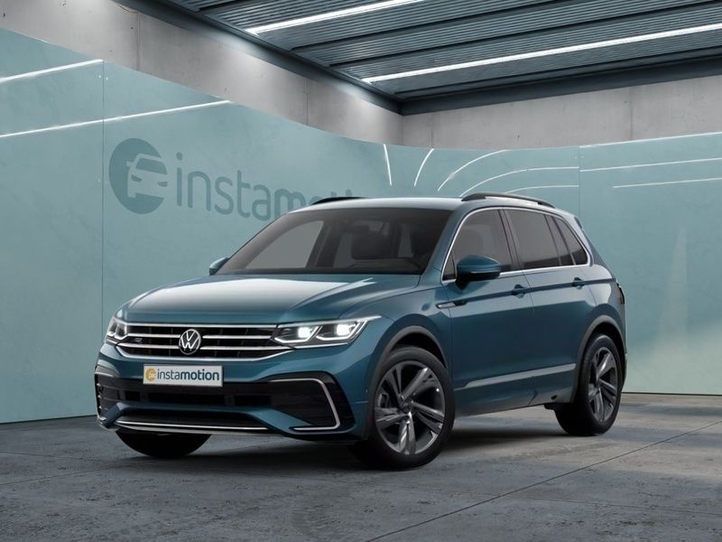 Blau Gebraucht 2024 VW Tiguan R-line SUV | 40.420 € (Fairer Preis) - Bild 1/4