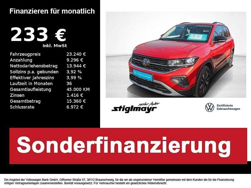 Gebraucht VW T-Cross Goal 116 PS (85 kW) 2025 Kings red metallic SUV