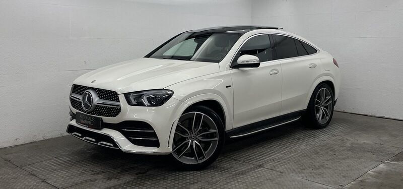Manufaktur diamantweis (metallic) Gebraucht 2021 Mercedes GLE350 AMG Coupé | 66.800 € (Teuer) - Bild 1/4