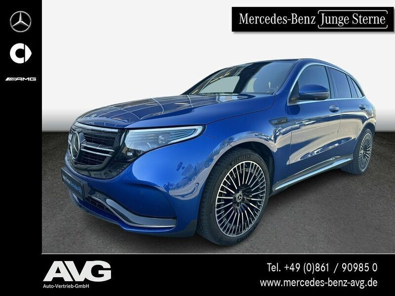 Blau Gebraucht 2022 Mercedes EQC400 AMG SUV | 37.800 € (Fairer Preis) - Bild 1/4