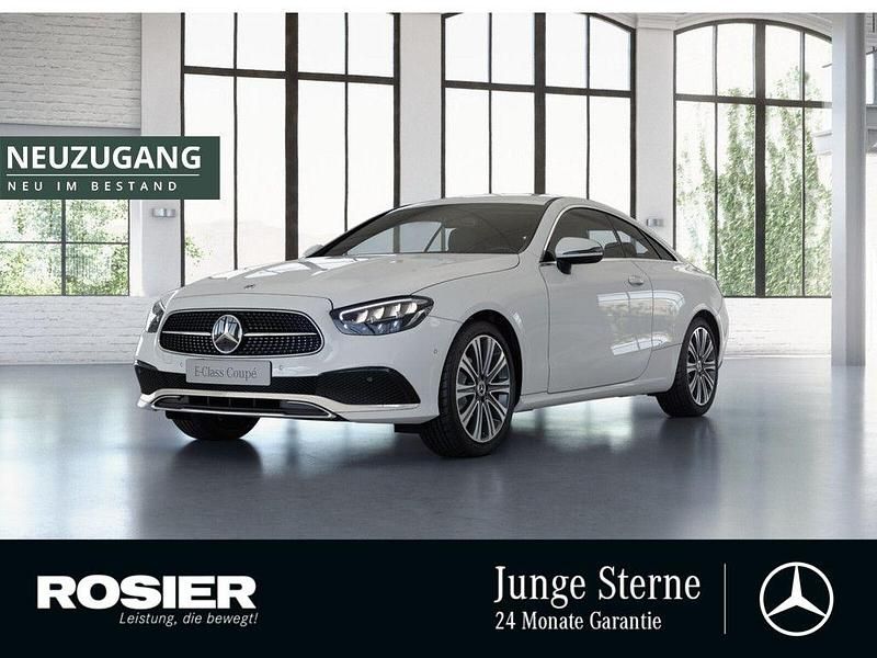Weiss / polarweiß Gebraucht 2021 Mercedes E200 Avantgarde Coupé | 36.890 € (Fairer Preis) - Bild 1/4
