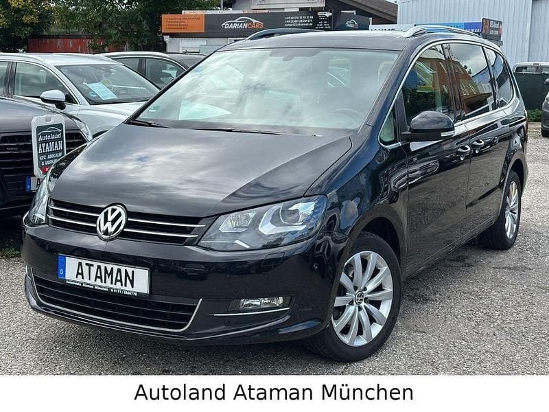 Schwarz Gebraucht 2014 VW Sharan Highline Van / Kleinbus | 18.990 € (Teuer) - Bild 1/4