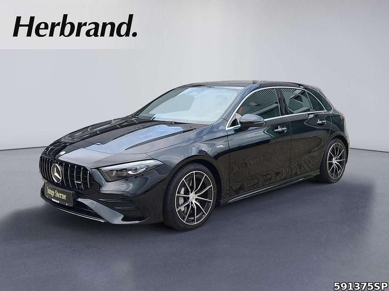 Metalliclack kosmosschwarz Gebraucht 2024 Mercedes A35 AMG AMG Kleinwagen | 44.890 € (Fairer Preis) - Bild 1/4
